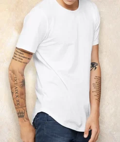 Nayked Apparel Shirts>Men'S Ridiculously Soft Curved Hem Urban T-Shirt