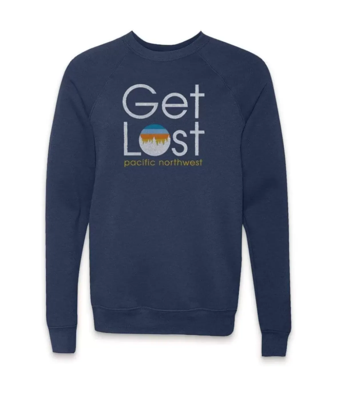 Nayked Apparel Hoodies & Sweatshirts>Men'S Ridiculously Soft Fleece Pullover Graphic Sweatshirt | Get Lost