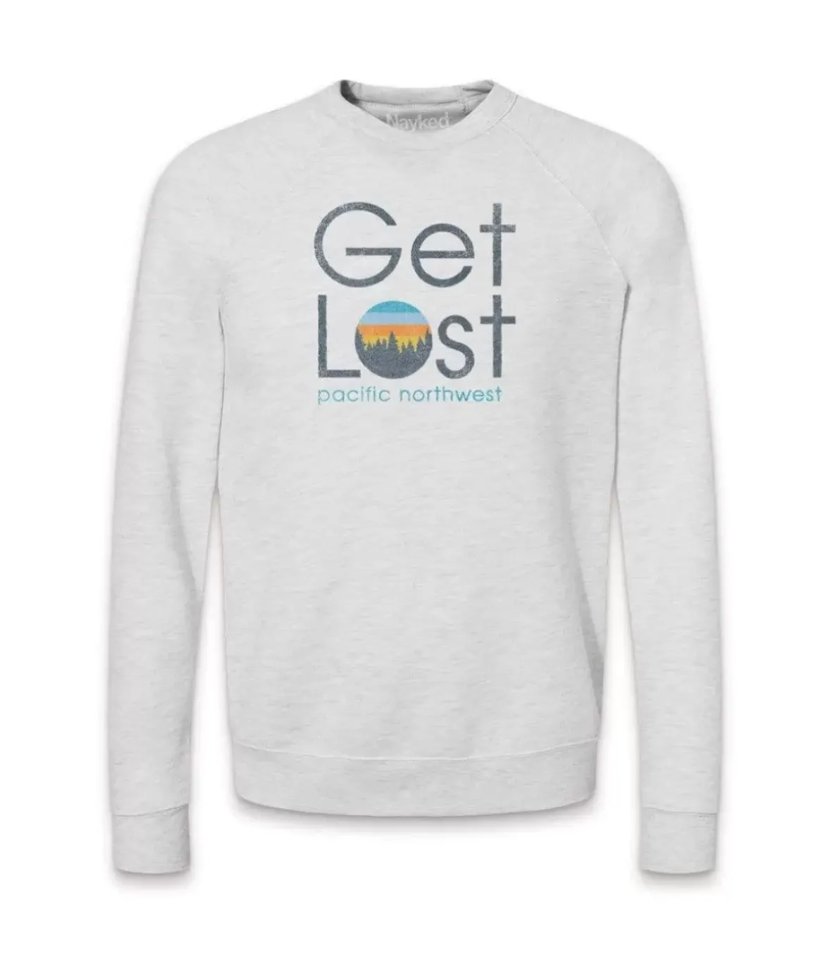Nayked Apparel Hoodies & Sweatshirts>Men'S Ridiculously Soft Fleece Pullover Graphic Sweatshirt | Get Lost