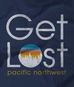 Nayked Apparel Shirts>Men'S Ridiculously Soft Fleece Pullover Graphic Sweatshirt | Get Lost