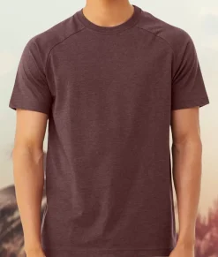 Nayked Apparel T-Shirts>Men'S Ridiculously Soft Heather Raglan T-Shirt