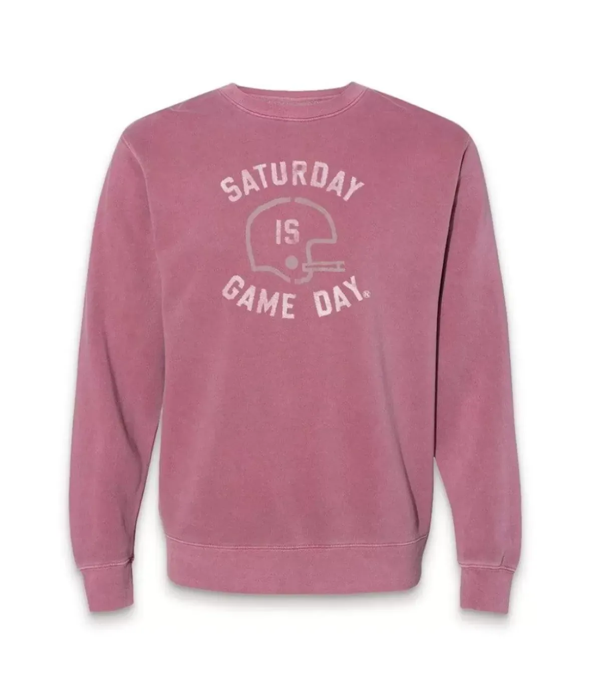 Nayked Apparel Shirts>Men'S Ridiculously Soft Heavyweight Fleece Graphic Pullover Sweatshirt | Saturday Is Game Day