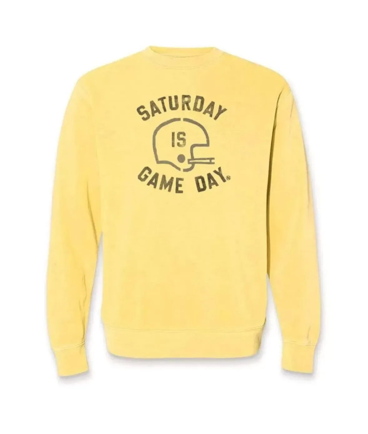 Nayked Apparel Shirts>Men'S Ridiculously Soft Heavyweight Fleece Graphic Pullover Sweatshirt | Saturday Is Game Day