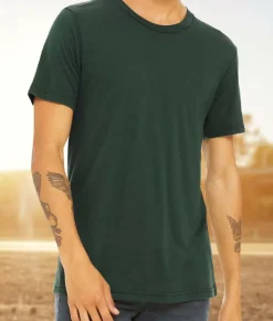 Nayked Apparel Shirts>Men'S Ridiculously Soft Lightweight Crew Neck T-Shirt | New Solid Colors