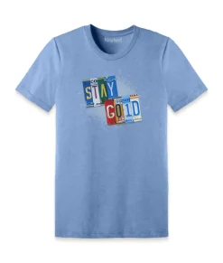 Nayked Apparel Shirts>Men'S Ridiculously Soft Lightweight Graphic Tee | Stay Gold
