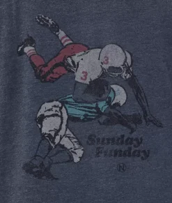 Nayked Apparel T-Shirts>Men'S Ridiculously Soft Lightweight Long Sleeve Graphic Tee | Sunday Funday