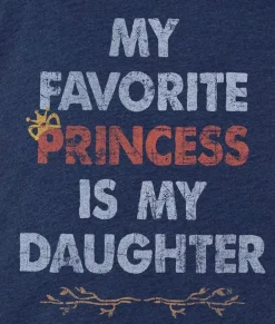 Nayked Apparel T-Shirts>Men'S Ridiculously Soft Lightweight Graphic Tee | My Favorite Princess