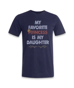 Nayked Apparel T-Shirts>Men'S Ridiculously Soft Lightweight Graphic Tee | My Favorite Princess