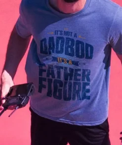 Nayked Apparel T-Shirts>Men'S Ridiculously Soft Lightweight Graphic Tee | Father Figure