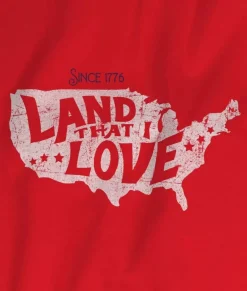 Nayked Apparel Tanks>Men'S Ridiculously Soft Lightweight Graphic Tank | Land That I Love