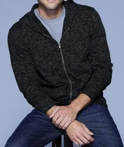 Nayked Apparel Hoodies & Sweatshirts>Men'S Ridiculously Soft Lightweight Full-Zip Hoodie