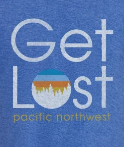 Nayked Apparel Shirts>Men'S Ridiculously Soft Lightweight Long Sleeve Graphic Tee | Get Lost