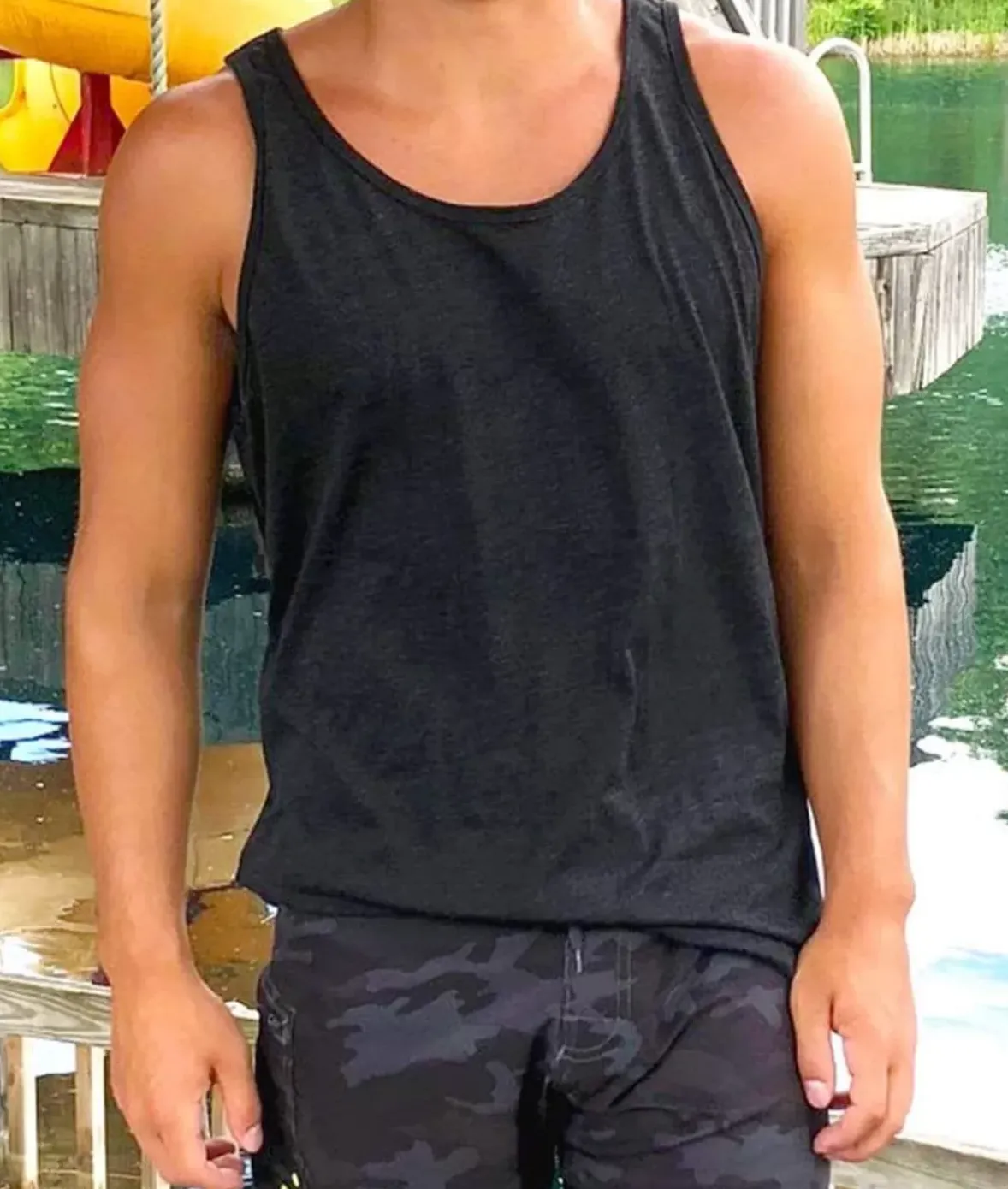 Nayked Apparel Shirts>Men'S Ridiculously Soft Lightweight Tank Top