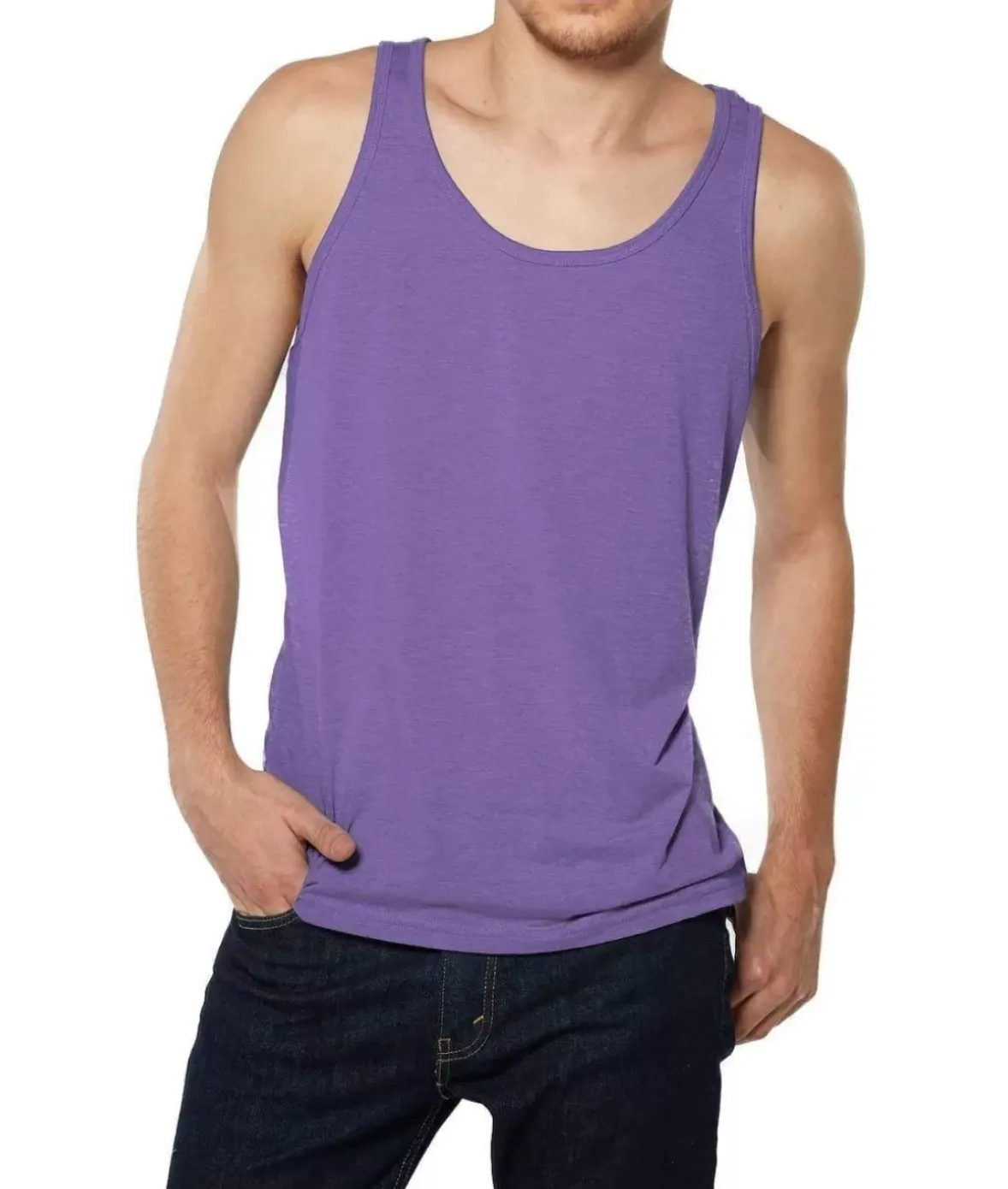 Nayked Apparel Shirts>Men'S Ridiculously Soft Lightweight Tank Top