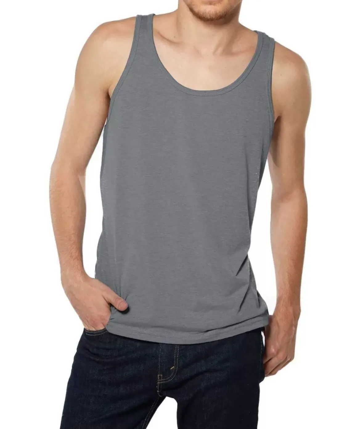 Nayked Apparel Shirts>Men'S Ridiculously Soft Lightweight Tank Top