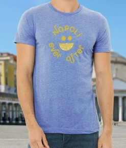 Nayked Apparel Shirts>Men'S Ridiculously Soft Lightweight Graphic Tee | Napoli Ever After