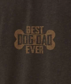 Nayked Apparel T-Shirts>Men'S Ridiculously Soft Lightweight Graphic Tee | Best Dog Dad