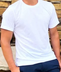 Nayked Apparel Shirts>Men'S Ridiculously Soft Lightweight Crew Neck T-Shirt | Classic