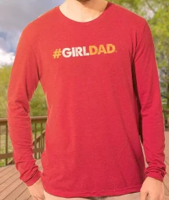 Nayked Apparel T-Shirts>Men'S Ridiculously Soft Lightweight Long Sleeve Graphic Tee | #Girldad