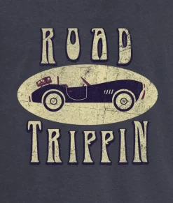 Nayked Apparel T-Shirts>Men'S Ridiculously Soft Lightweight Long Sleeve Graphic Tee | Road Trippin