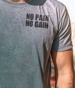 Nayked Apparel T-Shirts>Men'S Ridiculously Soft Lightweight Graphic Tee | No Pain No Gain