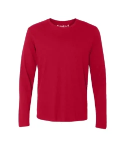 Nayked Apparel Shirts>Men'S Ridiculously Soft Long Sleeve 100% Cotton T-Shirt