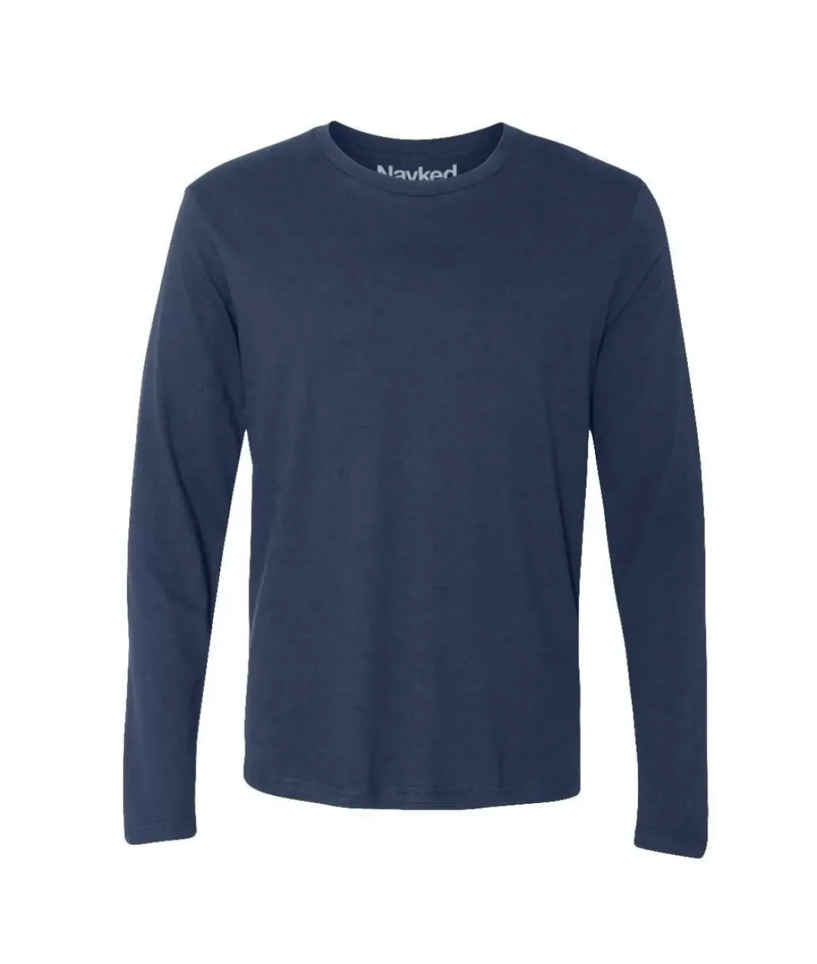 Nayked Apparel Shirts>Men'S Ridiculously Soft Long Sleeve 100% Cotton T-Shirt