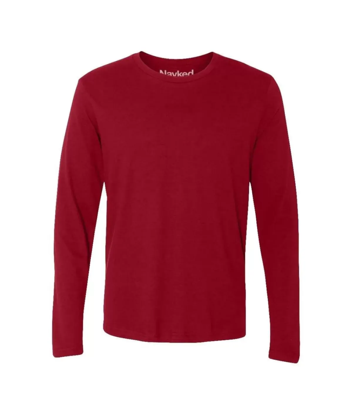 Nayked Apparel Shirts>Men'S Ridiculously Soft Long Sleeve 100% Cotton T-Shirt