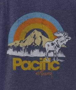 Nayked Apparel Hoodies & Sweatshirts>Men'S Ridiculously Soft Midweight Raglan Hooded Graphic Sweatshirt | Pacific Northwest
