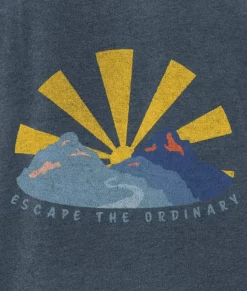 Nayked Apparel Shirts>Men'S Ridiculously Soft Midweight Graphic Tee | Escape The Ordinary
