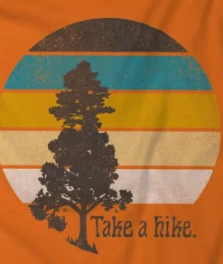 Nayked Apparel Shirts>Men'S Ridiculously Soft Midweight Graphic Tee | Take A Hike