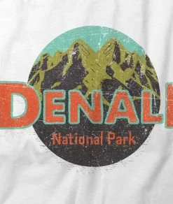 Nayked Apparel Shirts>Men'S Ridiculously Soft Midweight Graphic Tee | Denali National Park