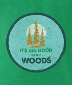 Nayked Apparel Shirts>Men'S Ridiculously Soft Midweight Graphic Tee | All Good In The Woods