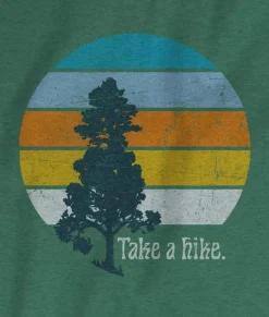 Nayked Apparel Shirts>Men'S Ridiculously Soft Midweight Raglan Hooded Graphic Sweatshirt | Take A Hike