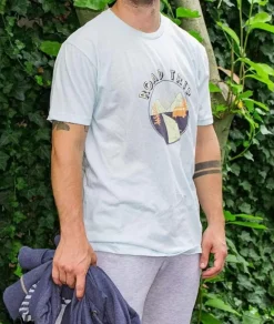 Nayked Apparel Shirts>Men'S Ridiculously Soft Midweight Graphic Tee | Road Trip