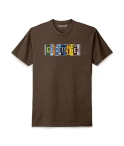 Nayked Apparel T-Shirts>Men'S Ridiculously Soft Midweight Graphic Tee | Go Outside