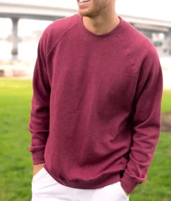 Nayked Apparel Workout Wear>Men'S Ridiculously Soft Midweight Raglan Pullover