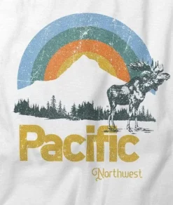 Nayked Apparel Shirts>Men'S Ridiculously Soft Midweight Graphic Tee | Pacific Northwest