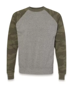 Nayked Apparel Shirts>Men'S Ridiculously Soft Midweight Raglan Colorblocked Pullover