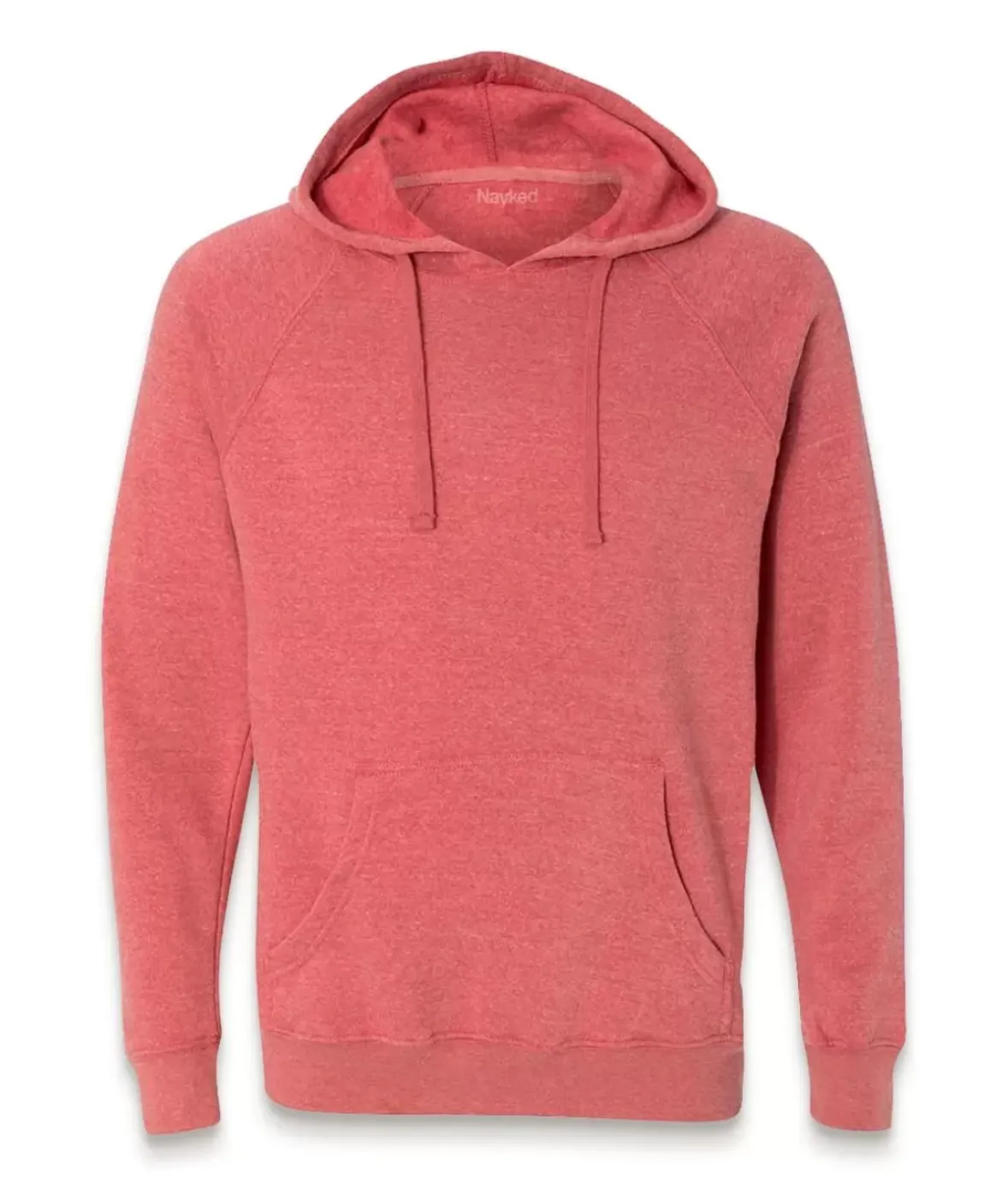 Nayked Apparel Workout Wear>Men'S Ridiculously Soft Midweight Raglan Hooded Sweatshirt