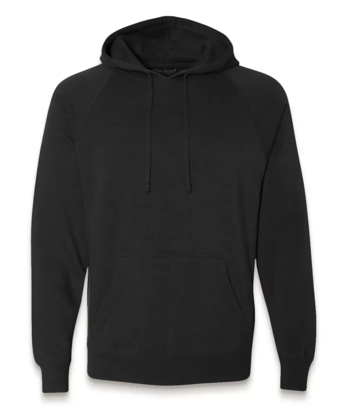 Nayked Apparel Workout Wear>Men'S Ridiculously Soft Midweight Raglan Hooded Sweatshirt