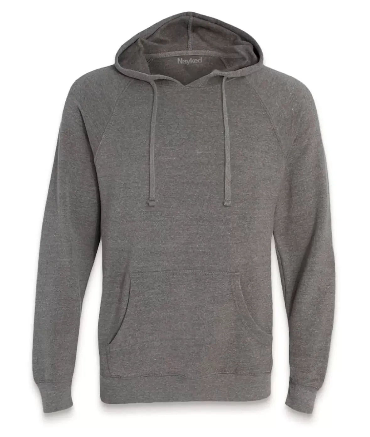 Nayked Apparel Workout Wear>Men'S Ridiculously Soft Midweight Raglan Hooded Sweatshirt