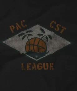 Nayked Apparel Shirts>Men'S Ridiculously Soft Midweight Graphic Tee | Pacific Coast League