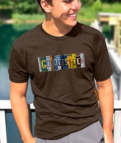 Nayked Apparel Shirts>Men'S Ridiculously Soft Midweight Graphic Tee | Go Outside