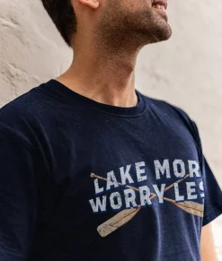 Nayked Apparel Shirts>Men'S Ridiculously Soft Midweight Graphic Tee | Oars