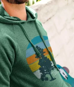 Nayked Apparel Hoodies & Sweatshirts>Men'S Ridiculously Soft Midweight Raglan Hooded Graphic Sweatshirt | Take A Hike