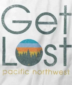 Nayked Apparel Shirts>Men'S Ridiculously Soft Midweight Graphic Tee | Get Lost