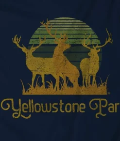 Nayked Apparel Shirts>Men'S Ridiculously Soft Midweight Graphic Tee | Yellowstone Park