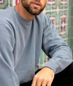 Nayked Apparel Hoodies & Sweatshirts>Men'S Ridiculously Soft Pigment-Dyed Sweatshirt