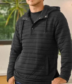 Nayked Apparel Outerwear>Men'S Ridiculously Soft Quilted Anorak